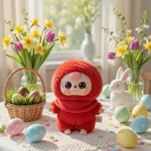 Cute Red Plush Toy